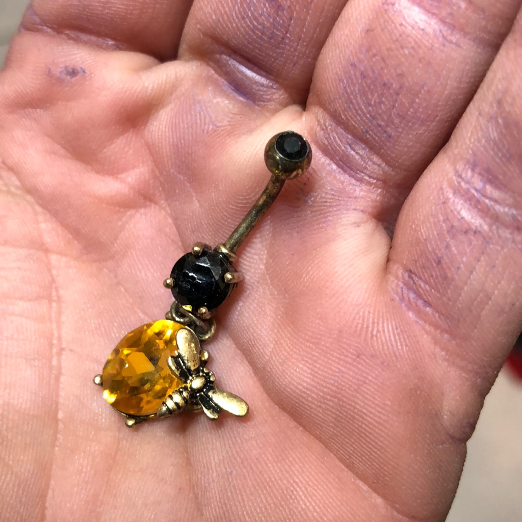 Bee Belly Button Ring